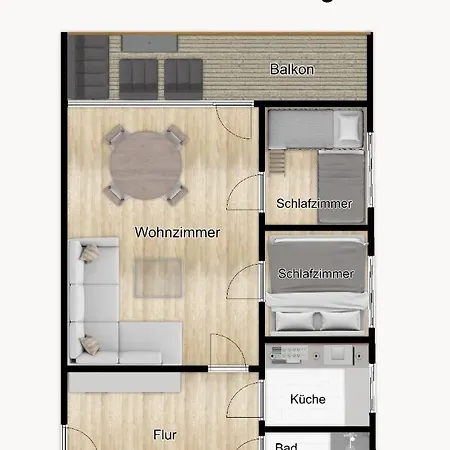 Apartament Duenenschloesschen 10 Wangerooge